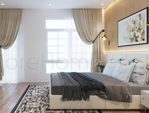  Thiết kế nội thất phòng ngủ nhà phố City Land - Gò Vấp Tphcm